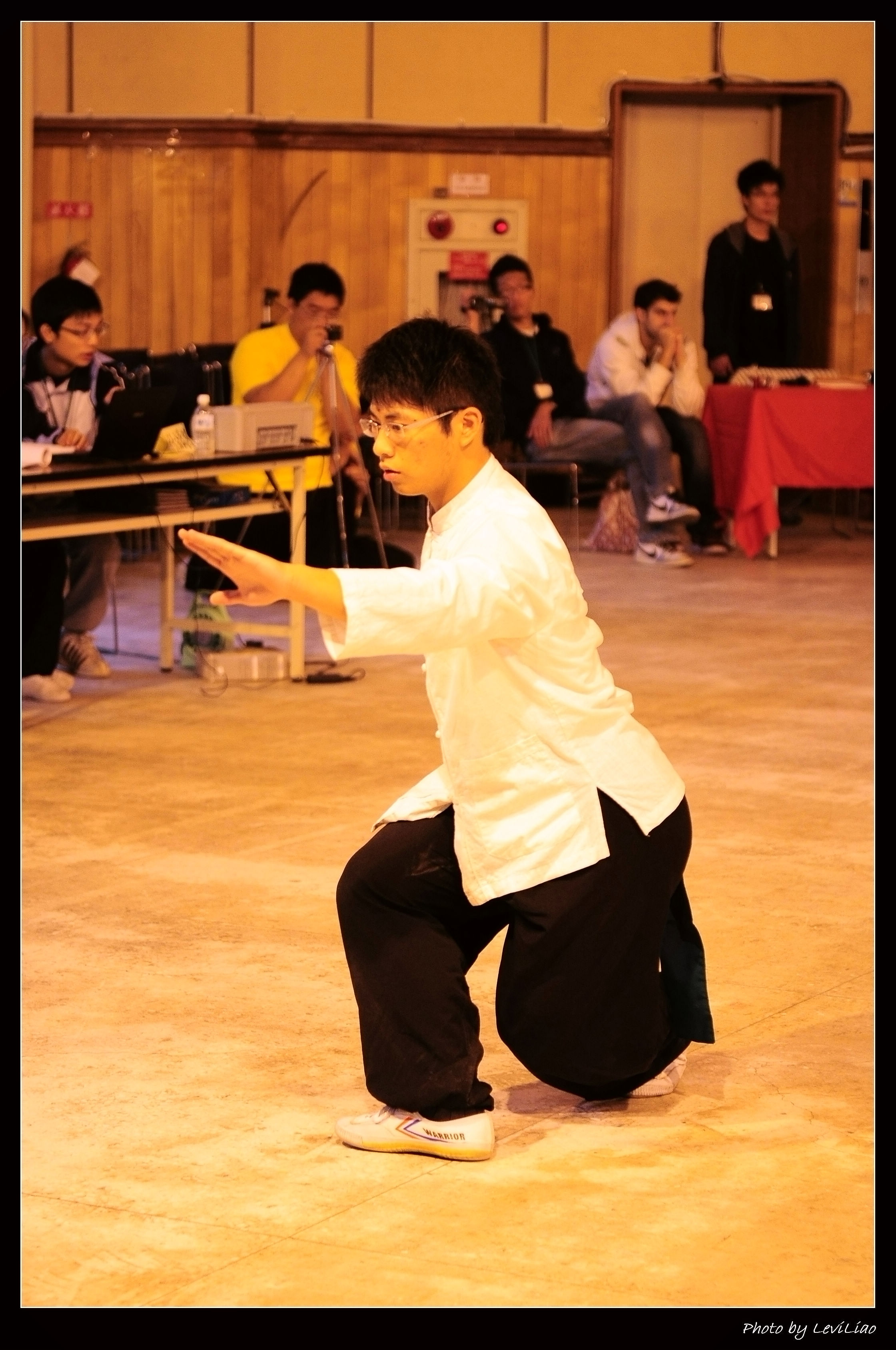 周承昇比賽時的樣子(照片由周承昇提供)