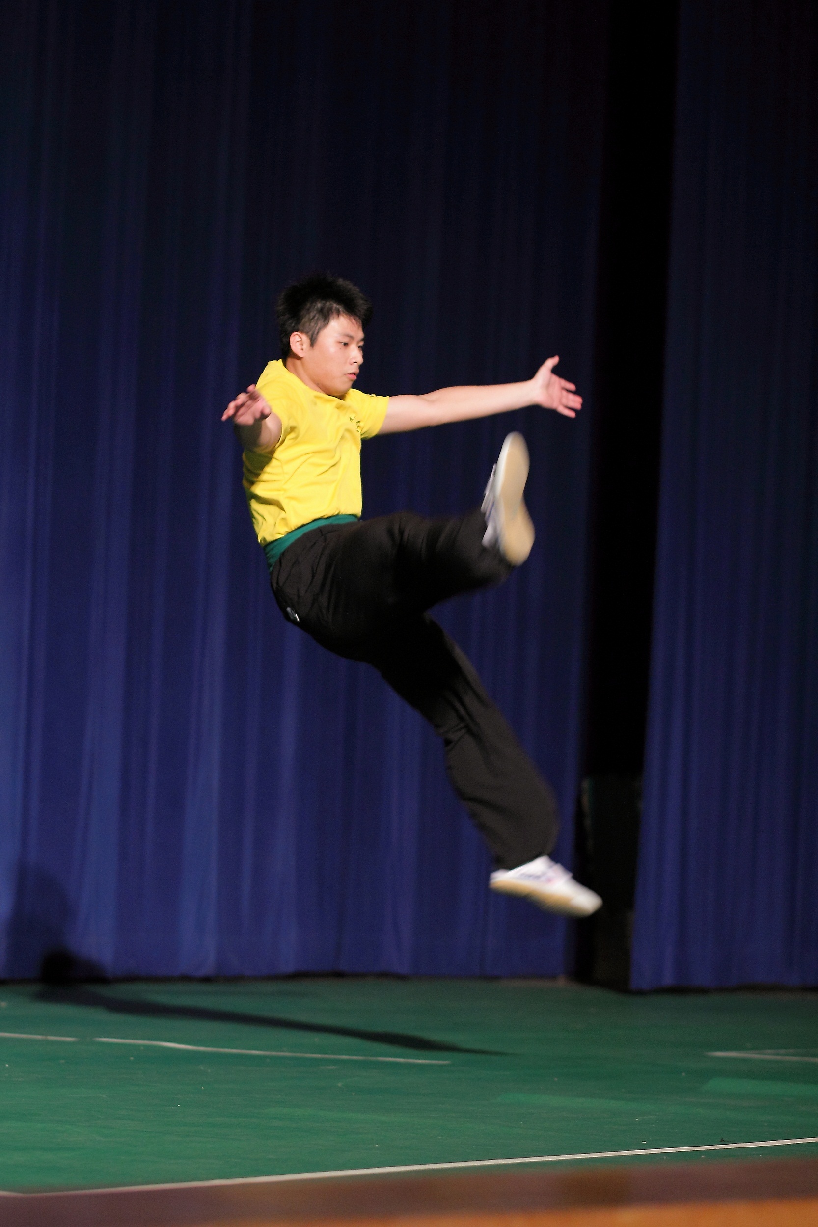 周承昇比賽時的樣子1(照片由周承昇提供)