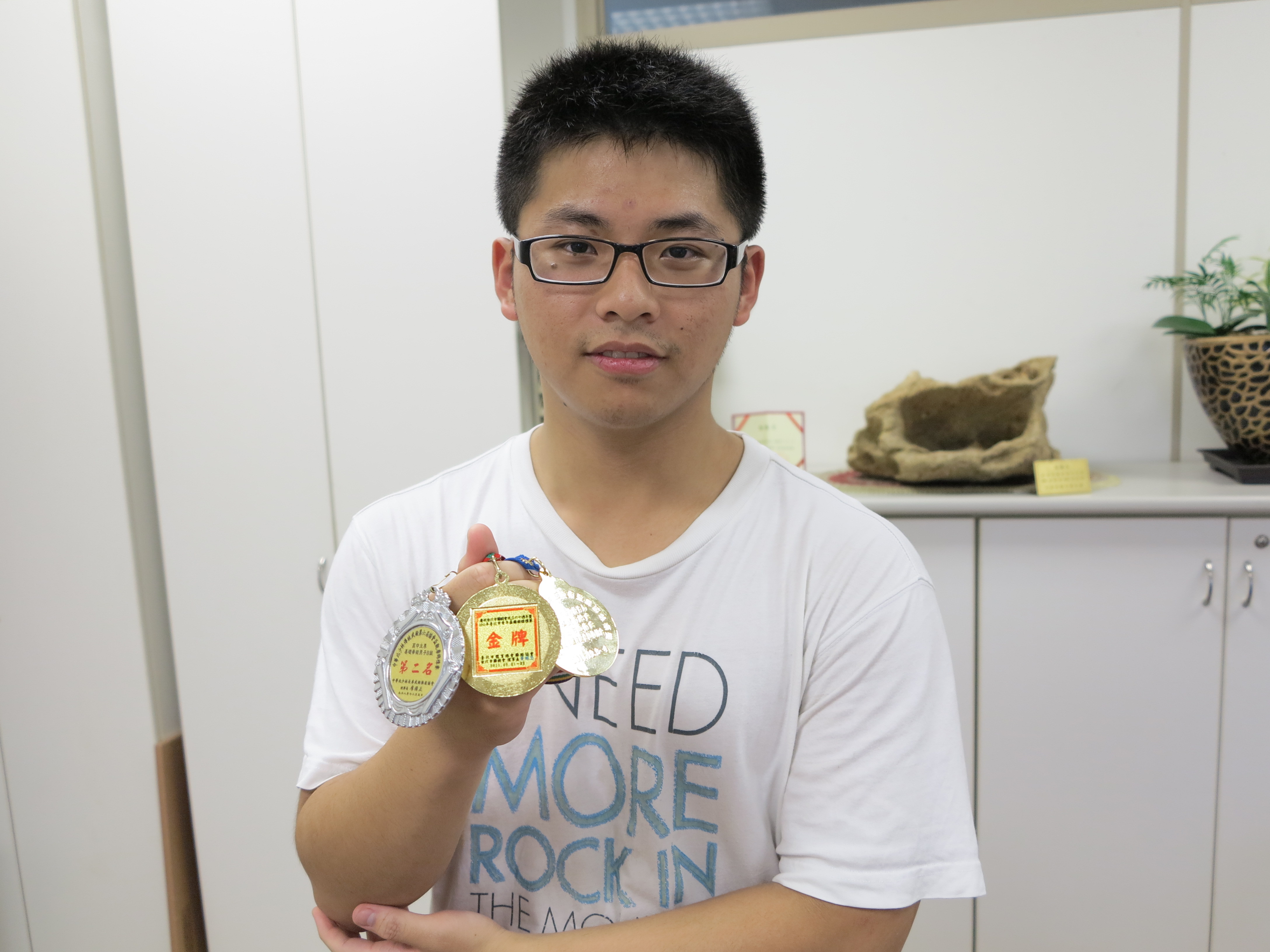 畢業生周承昇印象最深刻的三面獎牌