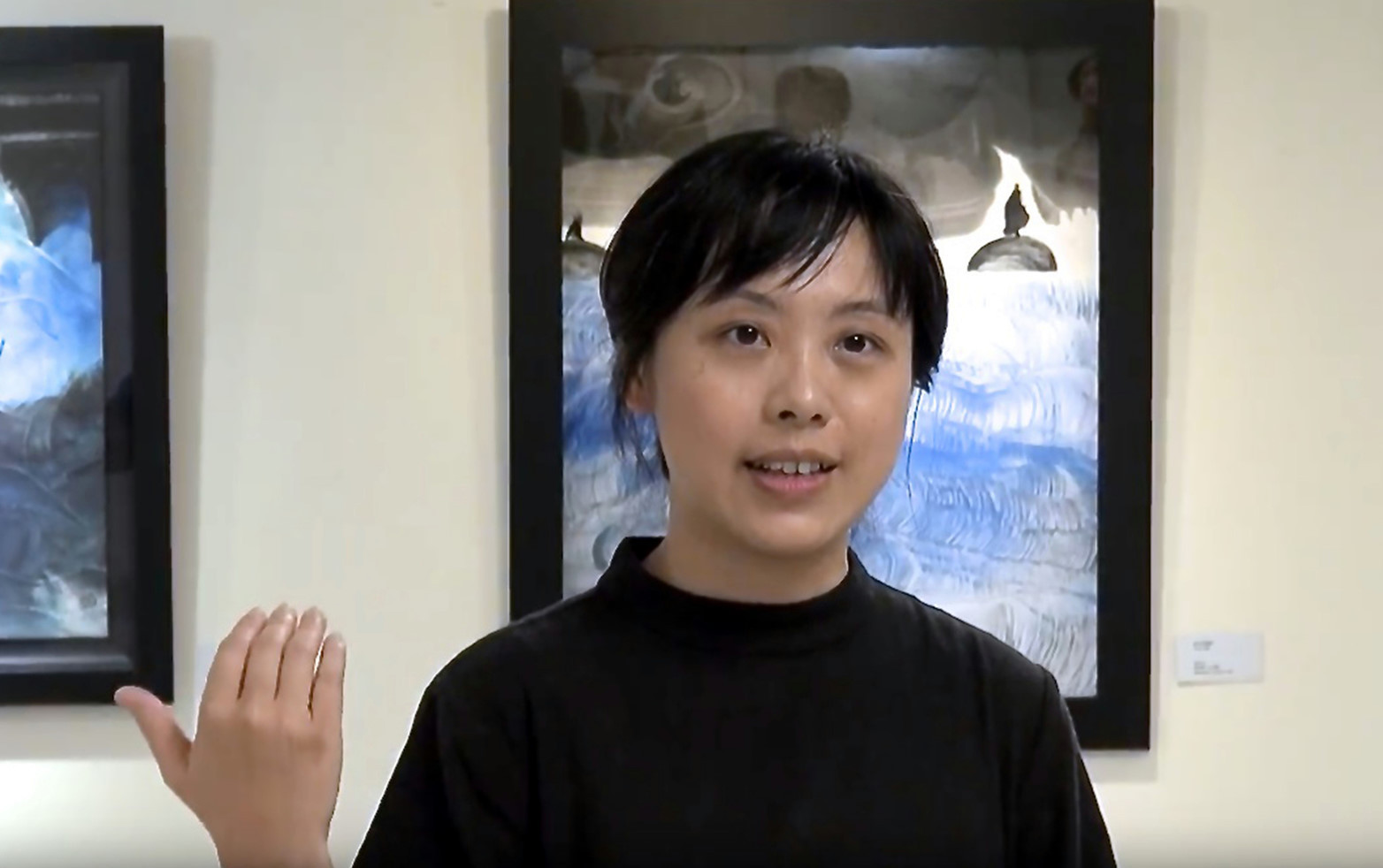 韓毓琦老師開幕分享創作歷程
