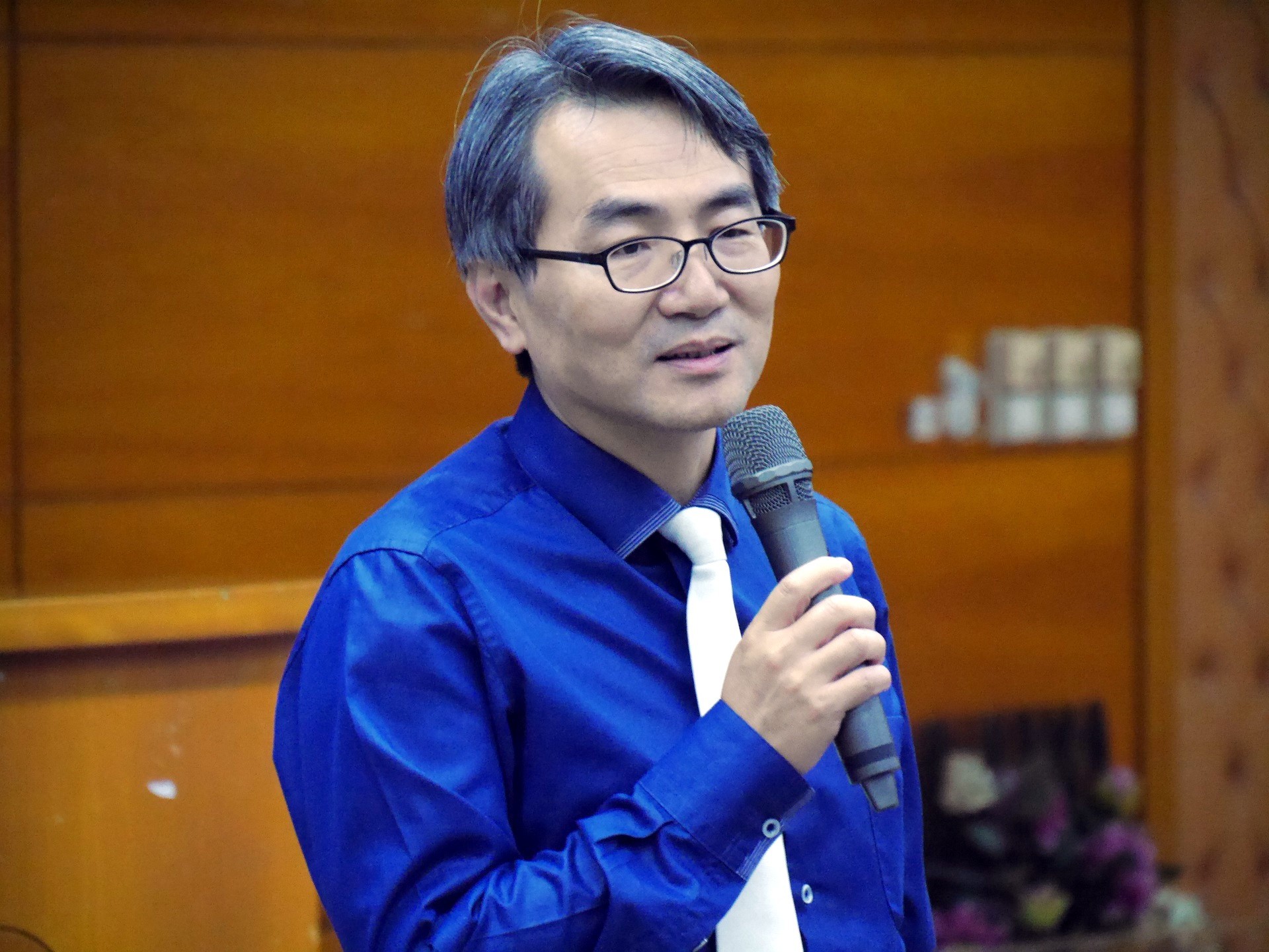 國際處馬遠榮處長致歡迎詞