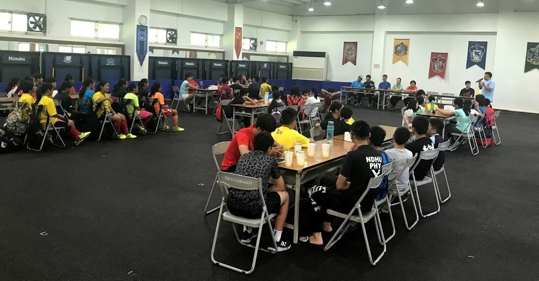 108東華體育志工暑期專項訓練營尚憶薇主任開幕式