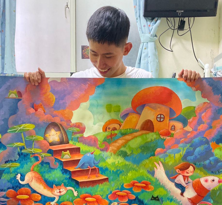 高義鑫與其創作作品