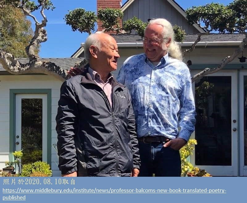吳晟博士與Dr. John Balcom 攝於2019 Monterey