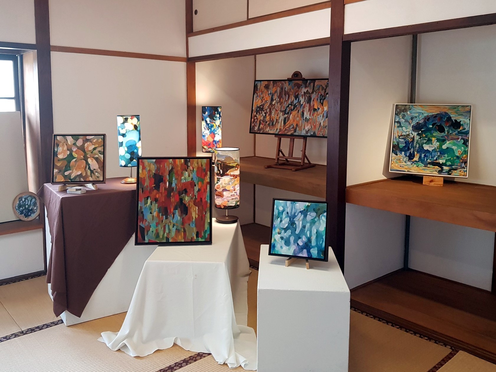 水花蓮藝創聯展展示作品