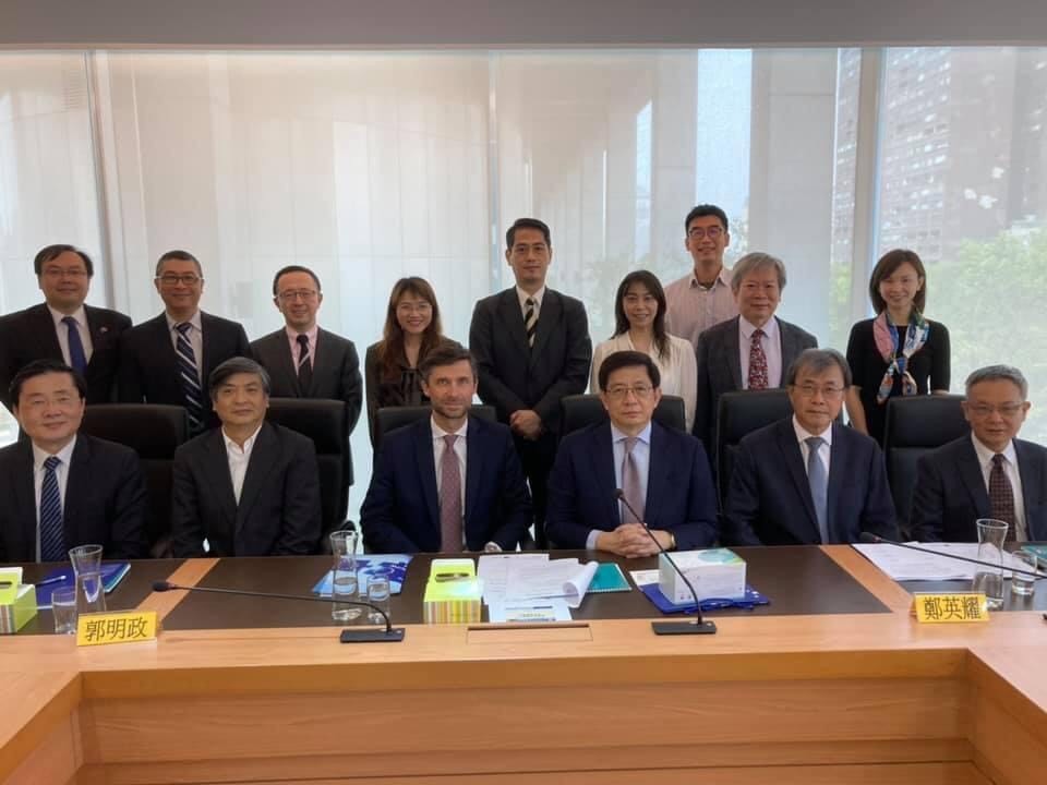 臺灣歐洲聯盟中心各結盟學校代表合照