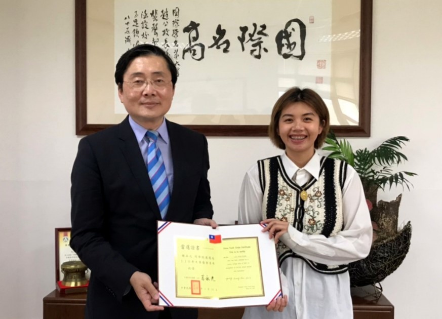 幼兒教育學系四年級賴品元同學榮獲校內獎