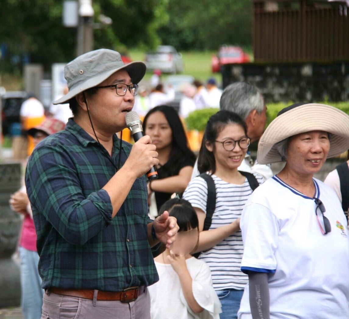 幼教系林俊瑩主任與幼兒園園長開場