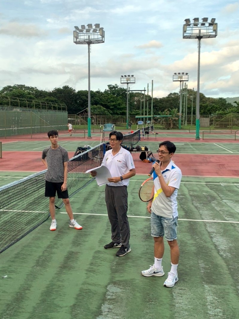 體育中心楊昌斌主任開幕致詞