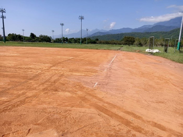 內野區補土、整平完成
