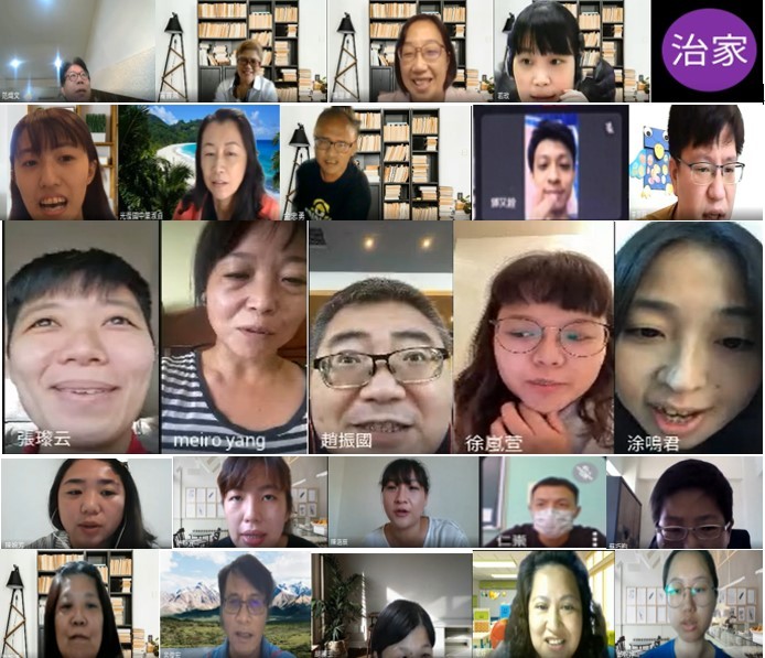 與會師長介紹自己的社群規劃,熱情滿滿