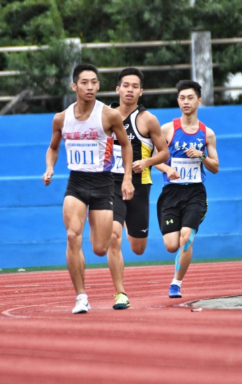 東華大學參加花蓮縣運選手英姿