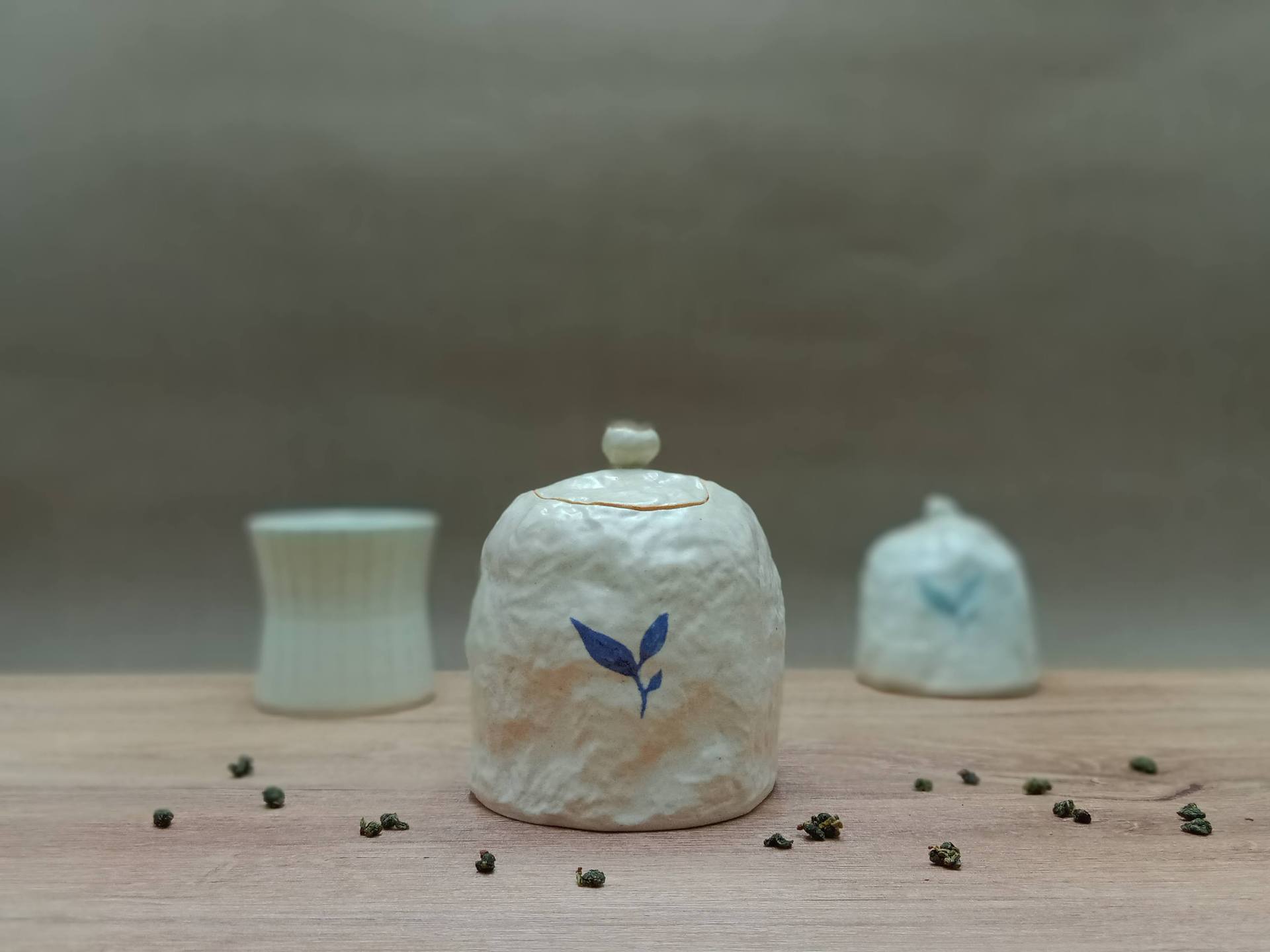 《泥古NIGU》入圍作品「小丘系列-四季茶罐」