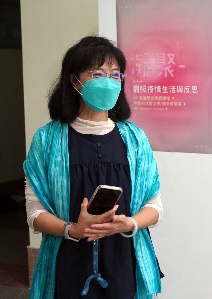 社會參與中心主任顧瑜君老師發表感言