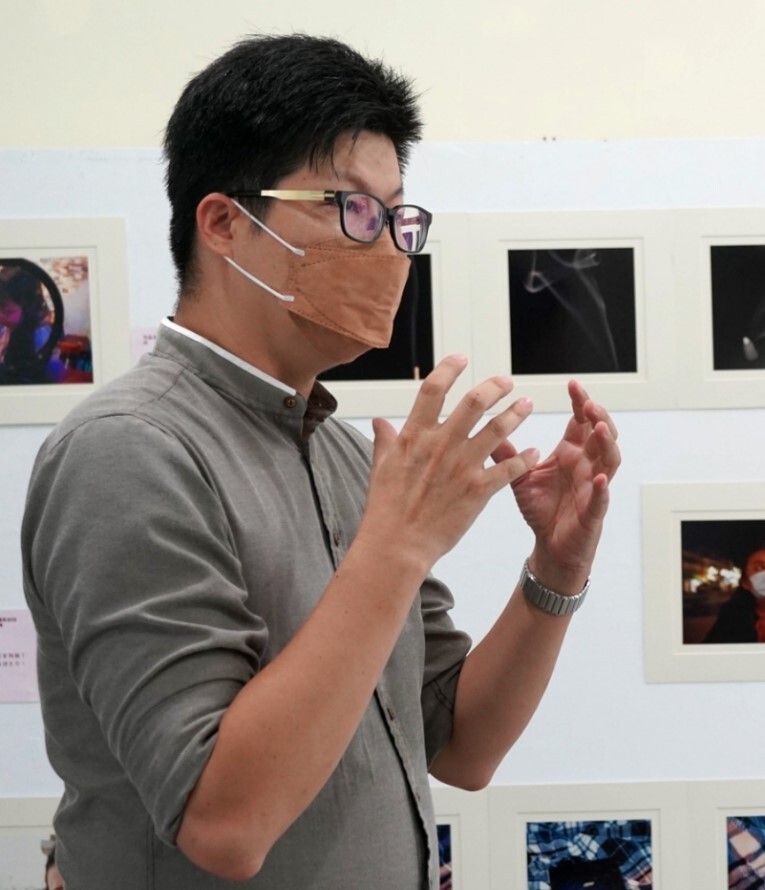 藝術與設計學系王聖凱老師分享作品中的生命力