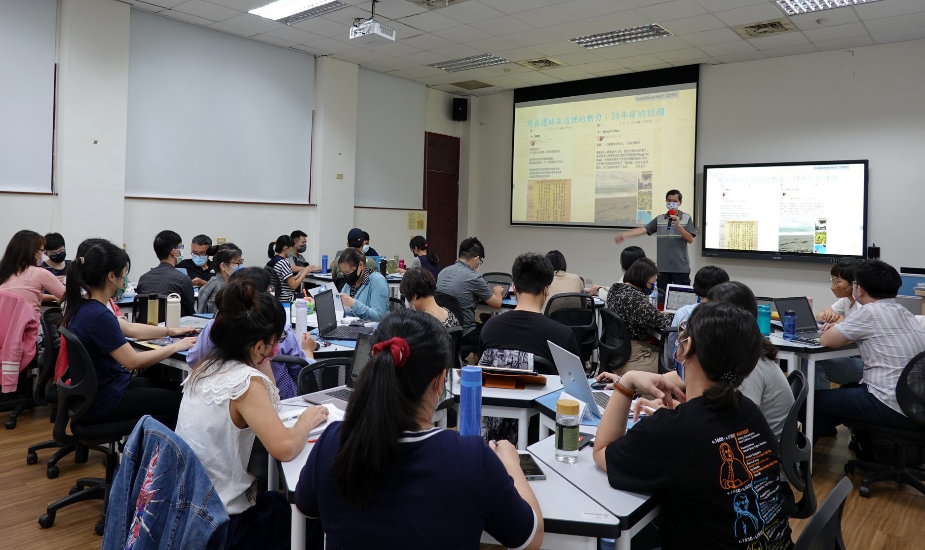 陳鴻圖老師分享畢業生族譜回饋