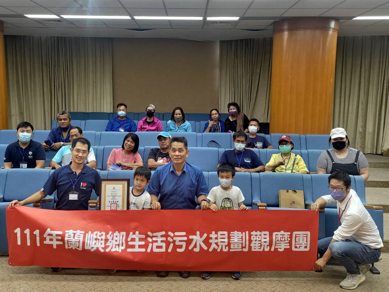 蘭嶼鄉親參訪東華大學合照
