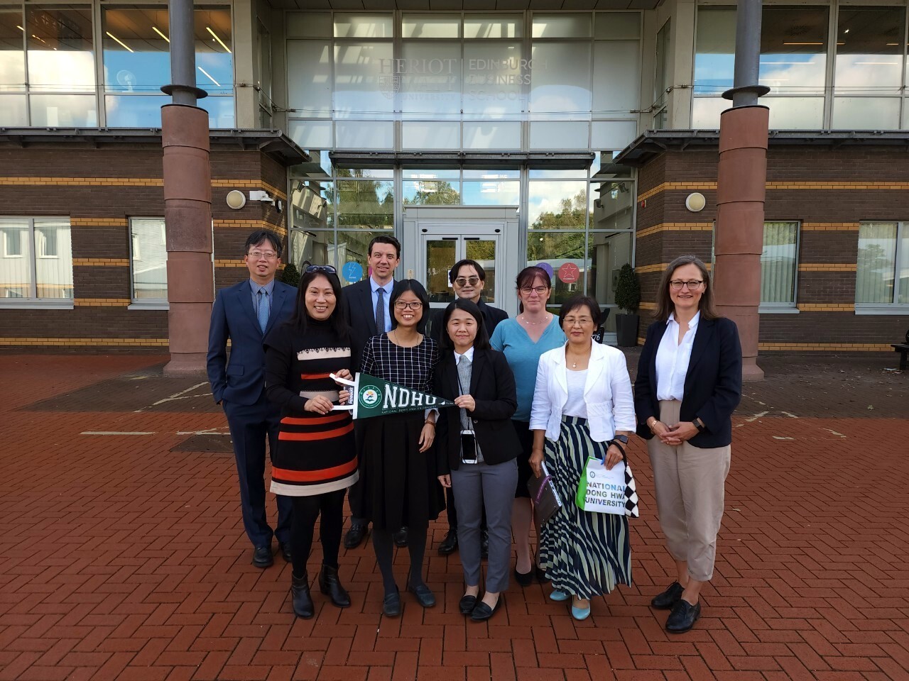 東華訪問Heriot-Watt University,將簽署學生交換協議