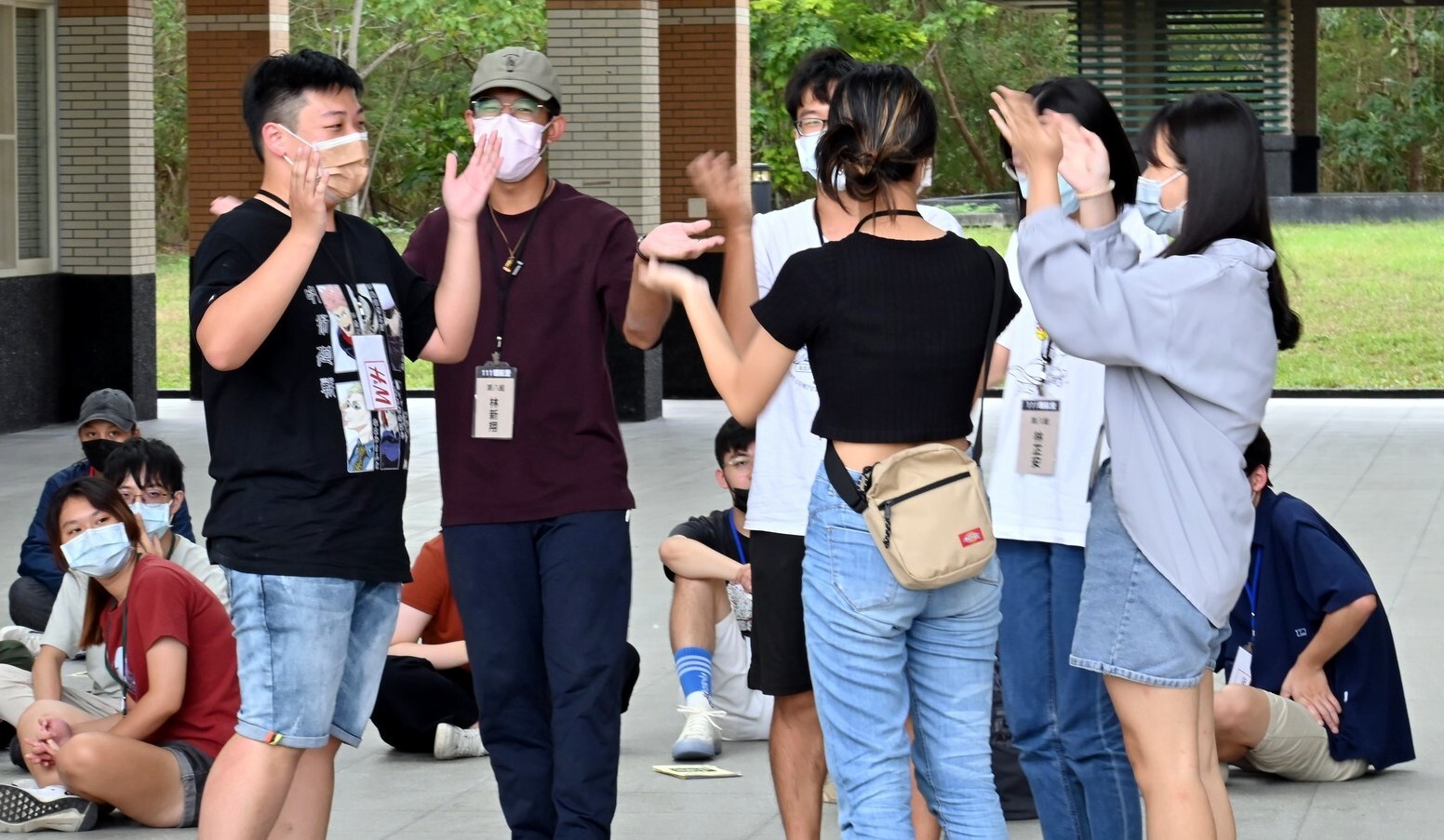 團員們進行團體破冰活動