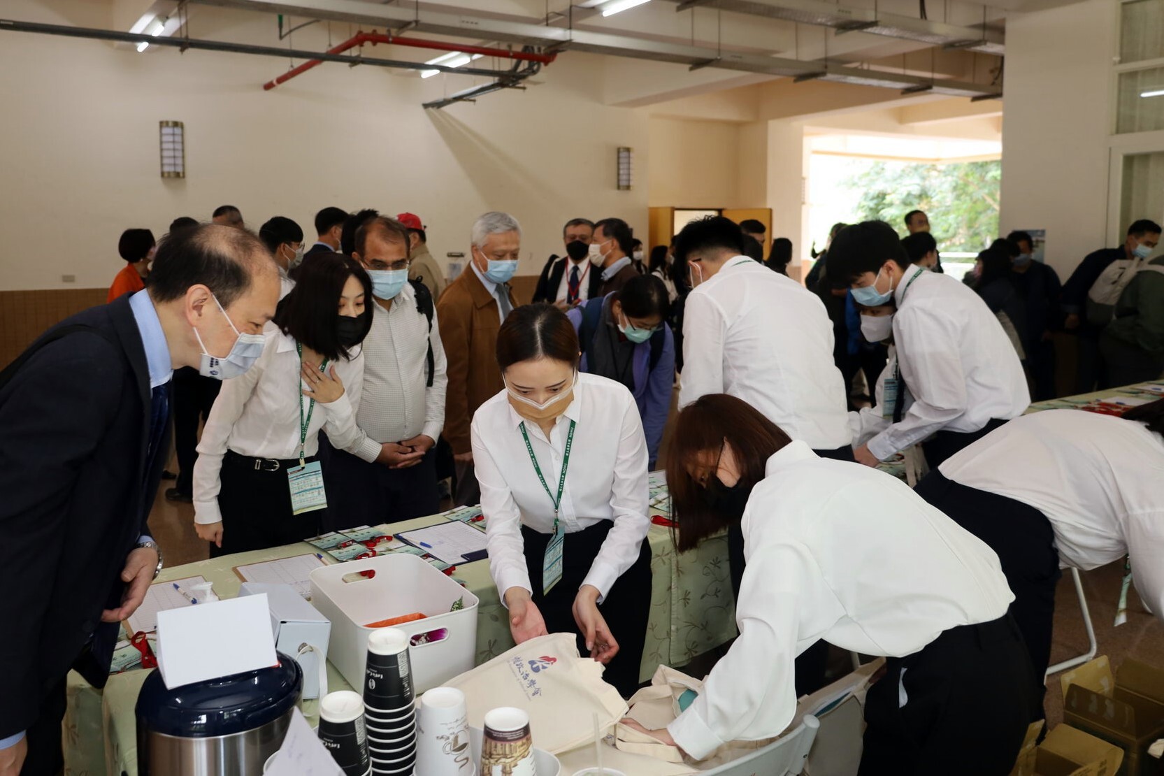 中國政治學會年會學者報到