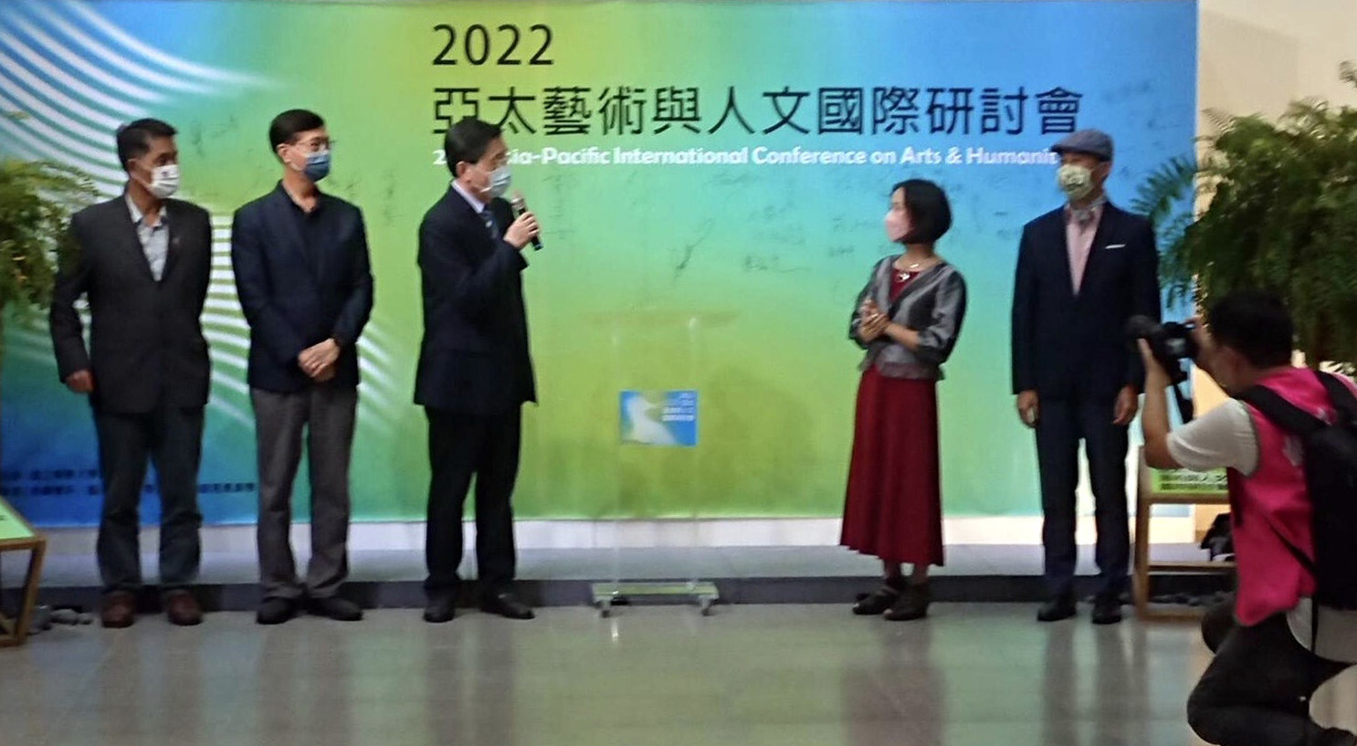迎賓酒會趙涵㨗校長致詞