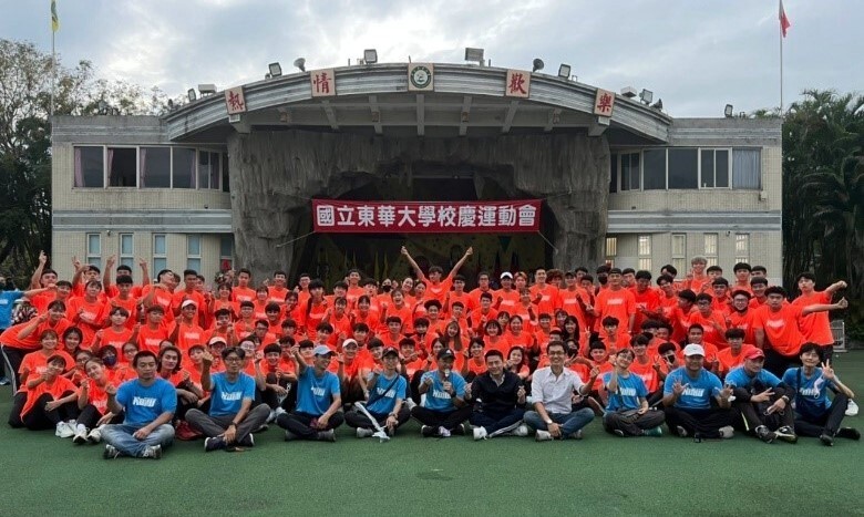 東華大學28周年校慶運動會體育系工作人員大合照