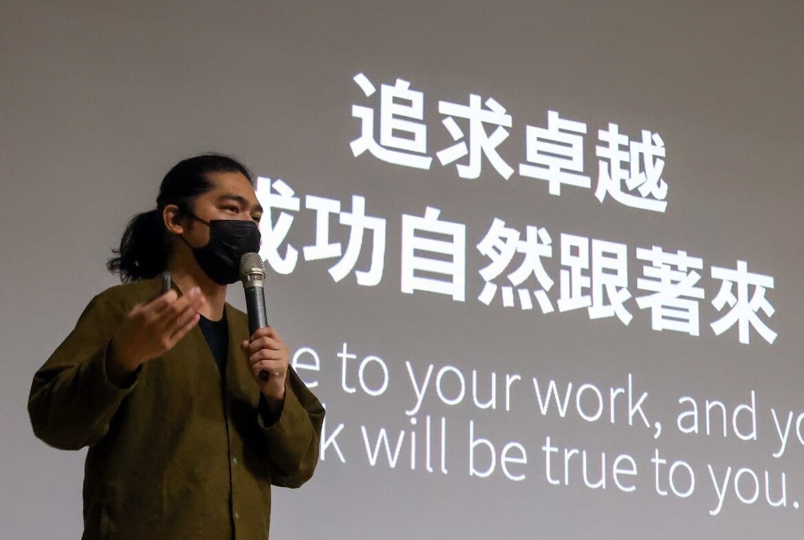 陳信宇總監與學生分享求學歷程與創業契機