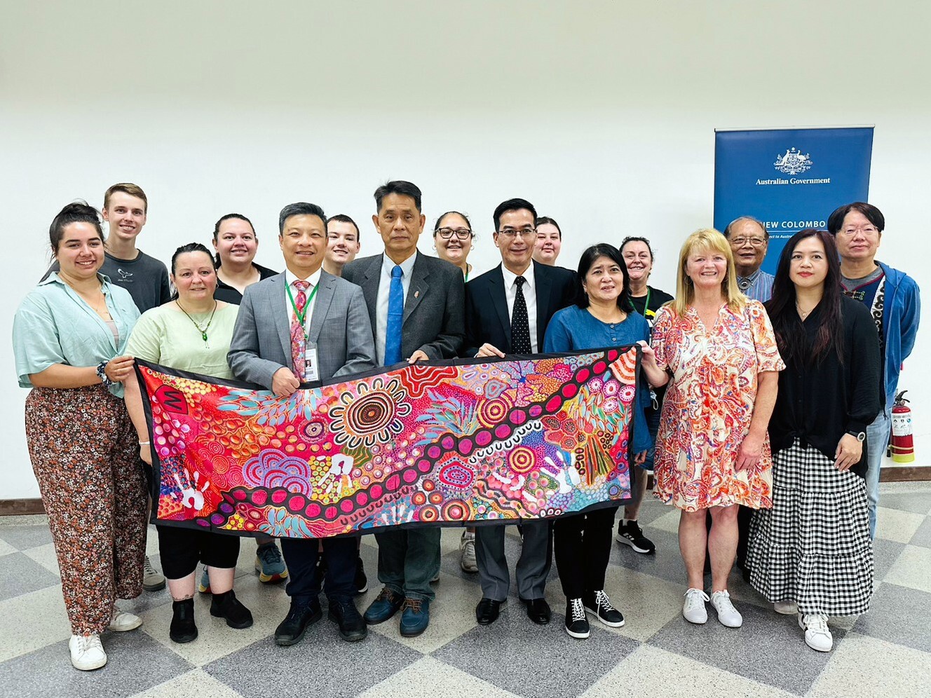 WSU and NDHU exchanged cultural significance gifts