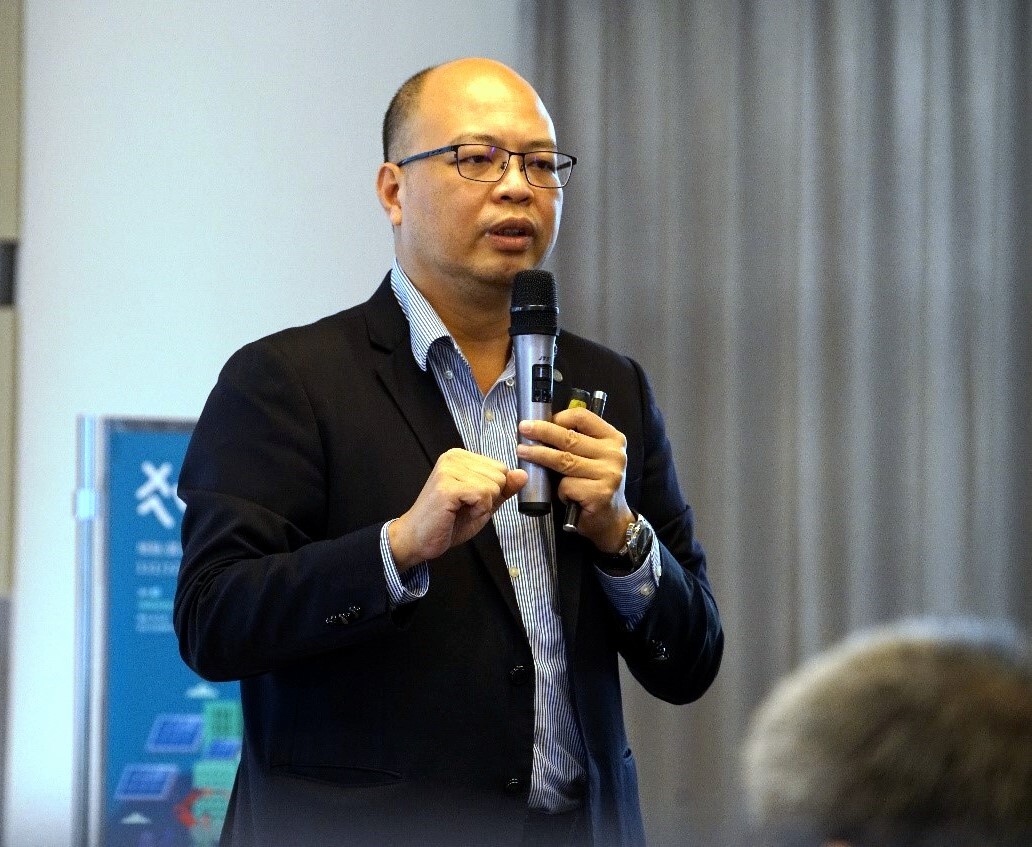 臺灣電力公司再生能源處蔡英聖處長演講內容著重於臺灣電力的發展與規劃