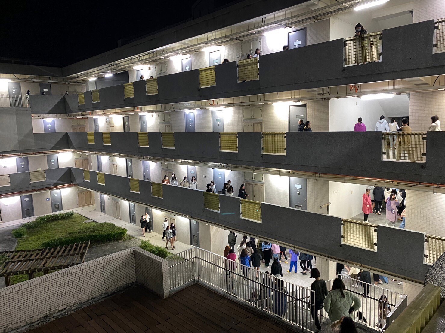 火災警報住宿生疏散作業演練