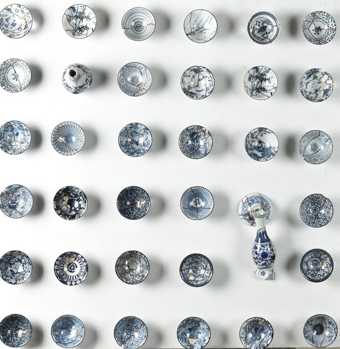 李香儀 繕-百瓷斬 陶瓷 90×90×10cm