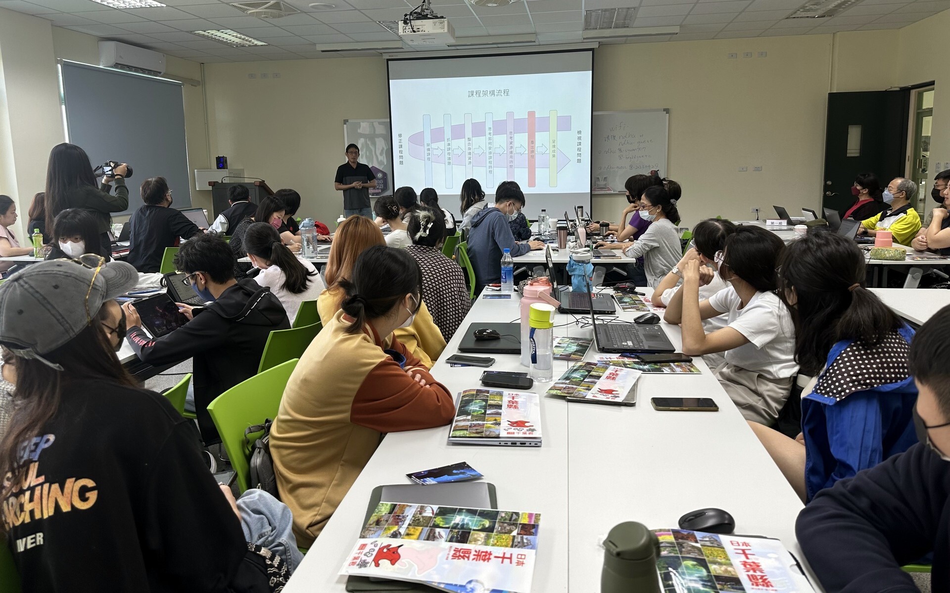 唐宇新老師分享使用AI入課之課程架構流程