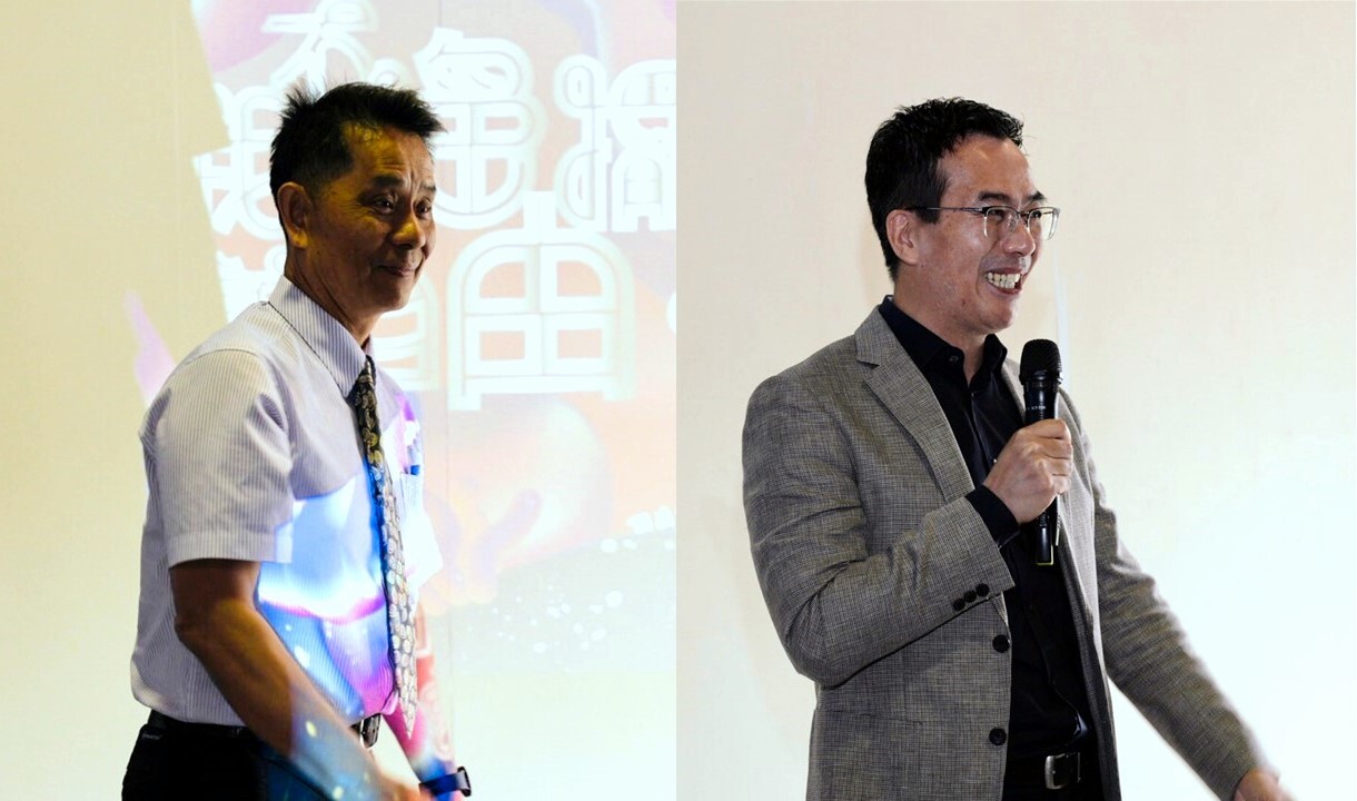東華大學徐輝明副校長、原住民民族學院石忠山院長兼樂藝學程主任致詞