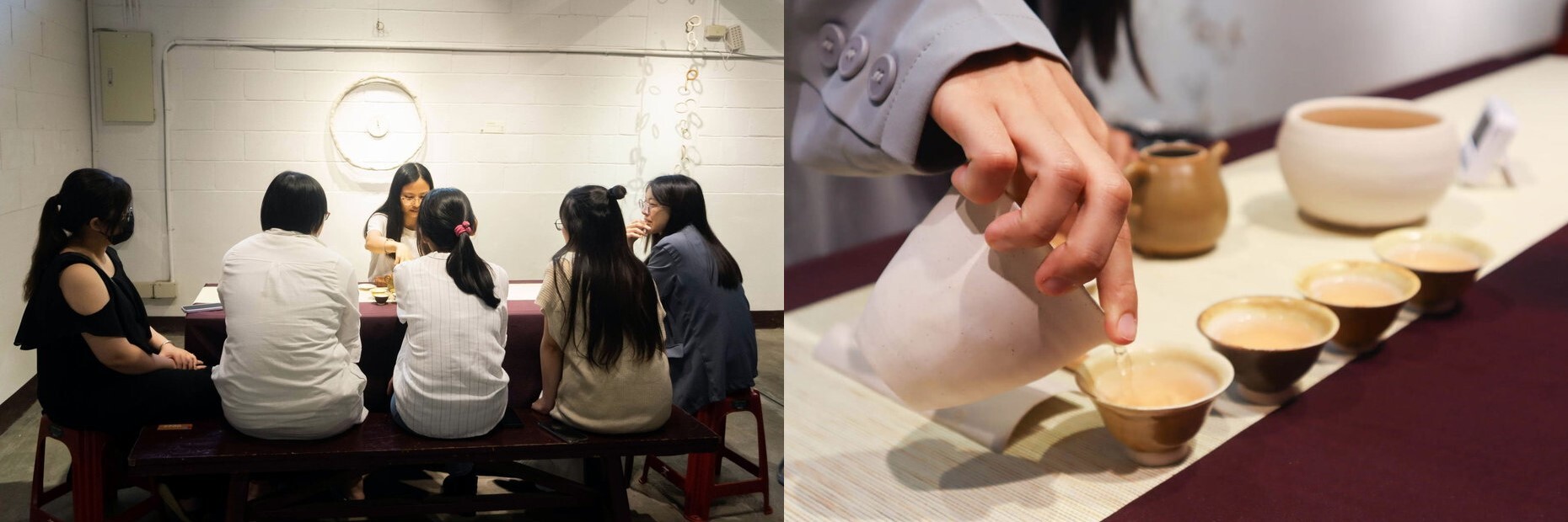 展場茶會活動與觀眾打開另一段私密對話