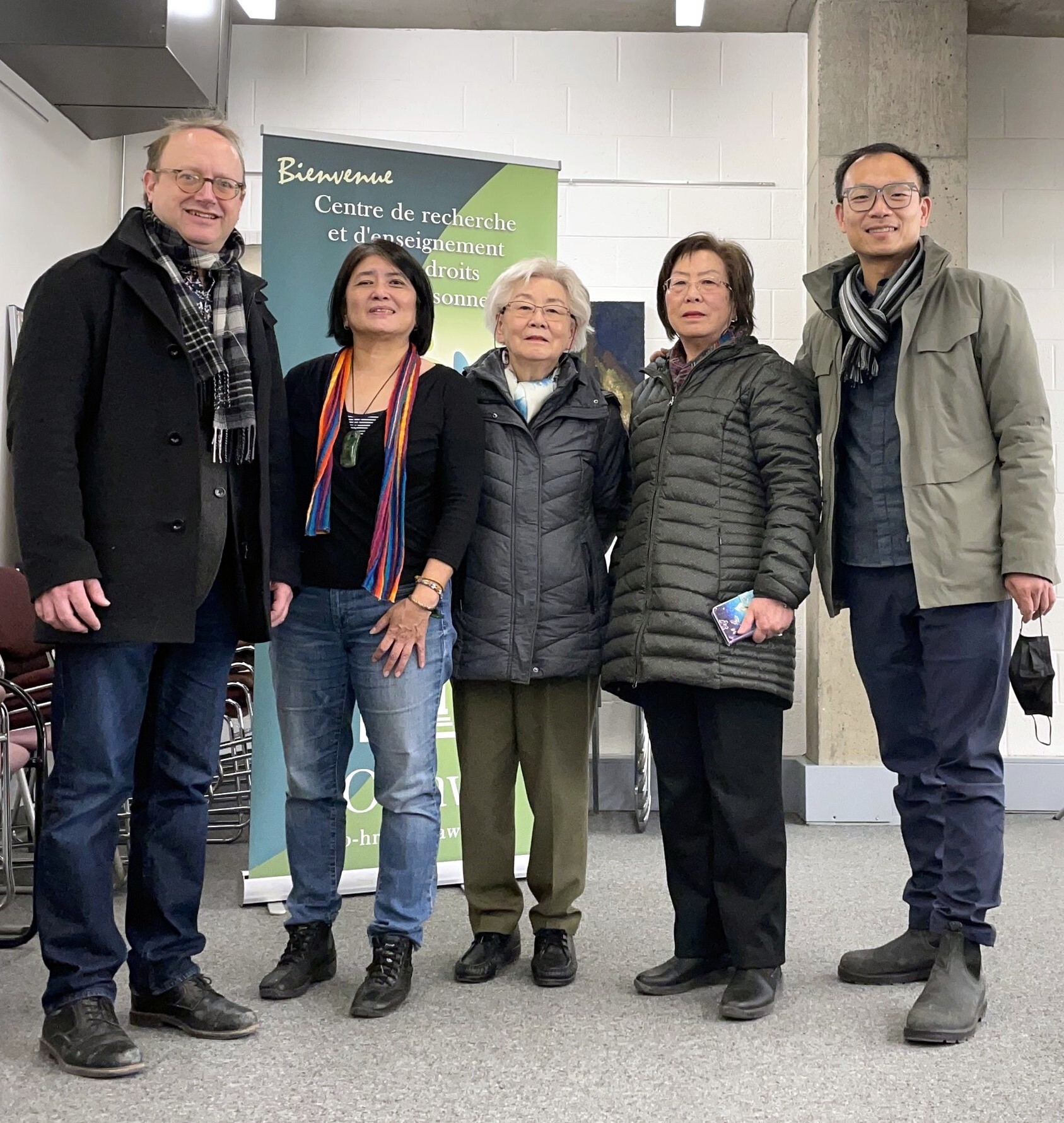 Local Canadian Taiwanese came to participated at Dr. Bavaragh Dagalomai / Jolan HSIEH’s public lecture on Human Rights and Social Justice held by Human Right Center of OU. P