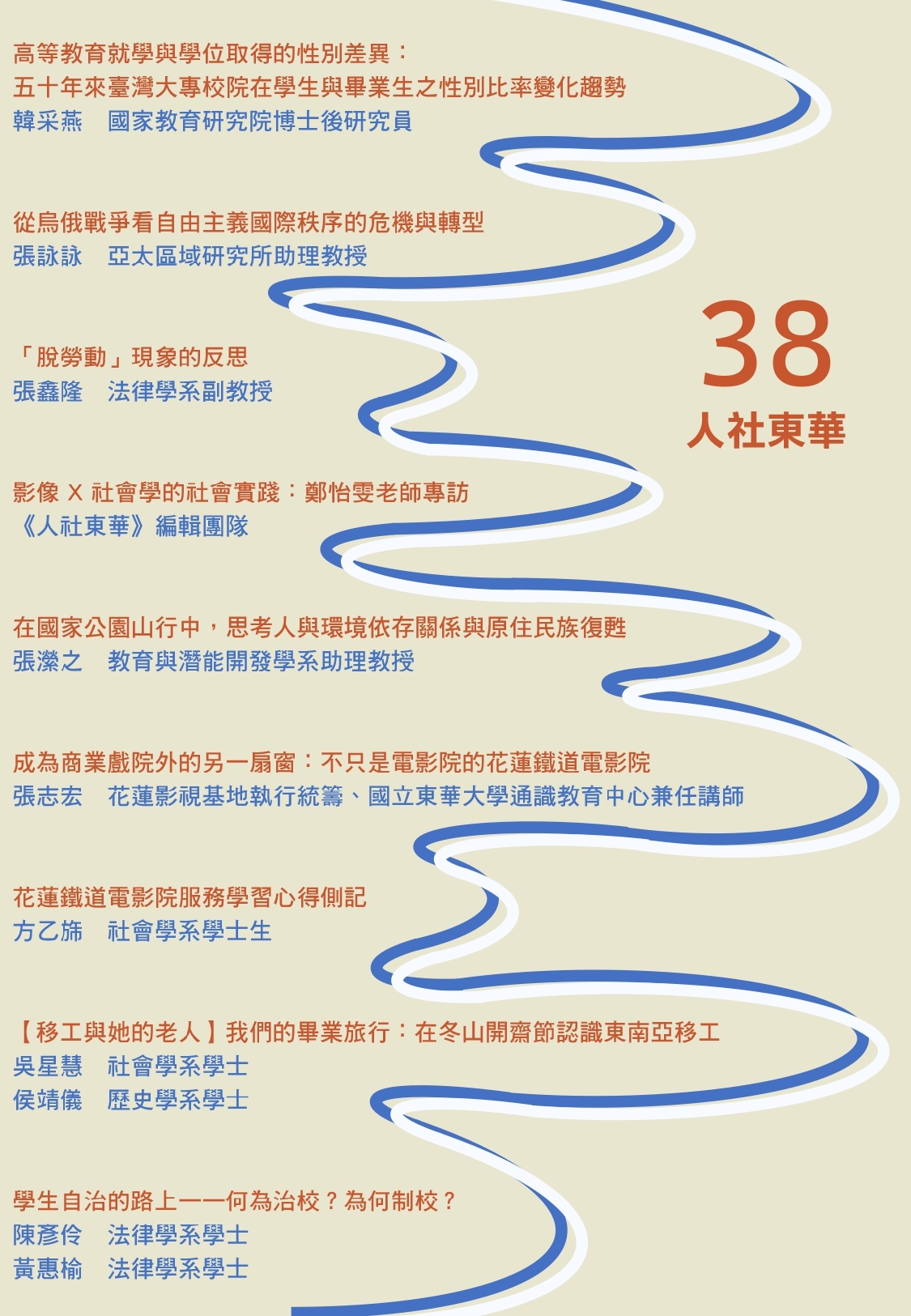 《人社東華》電子季刊2023夏季號上線