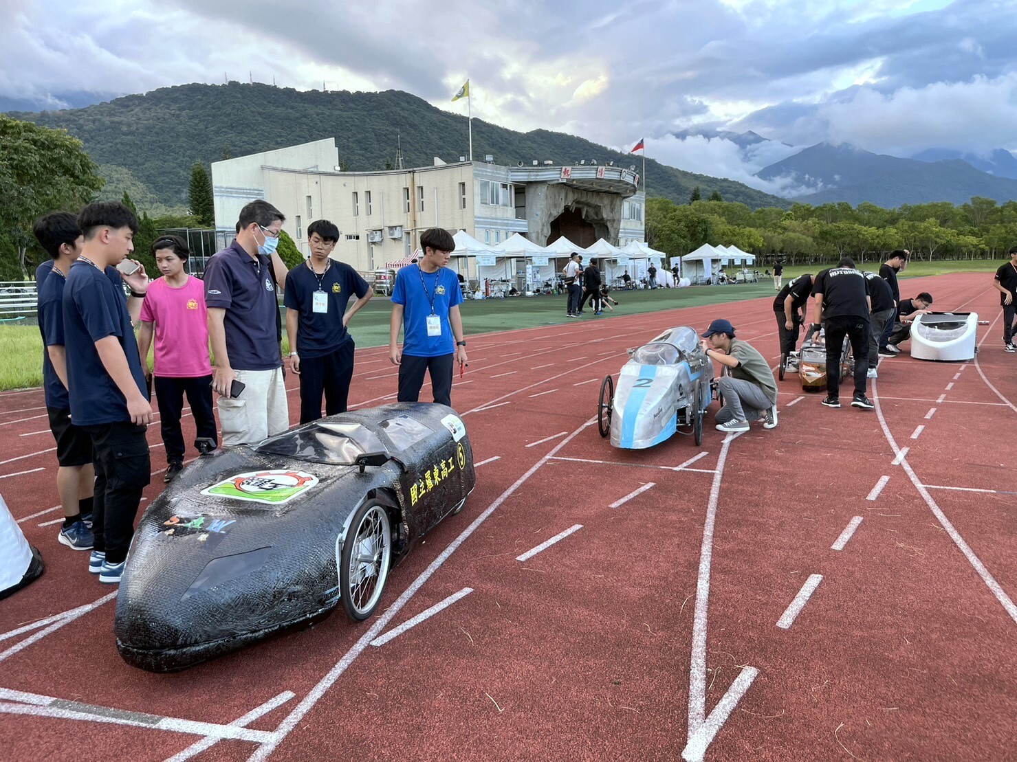 第十五屆全國學生盃氫能車競賽各車隊畫面