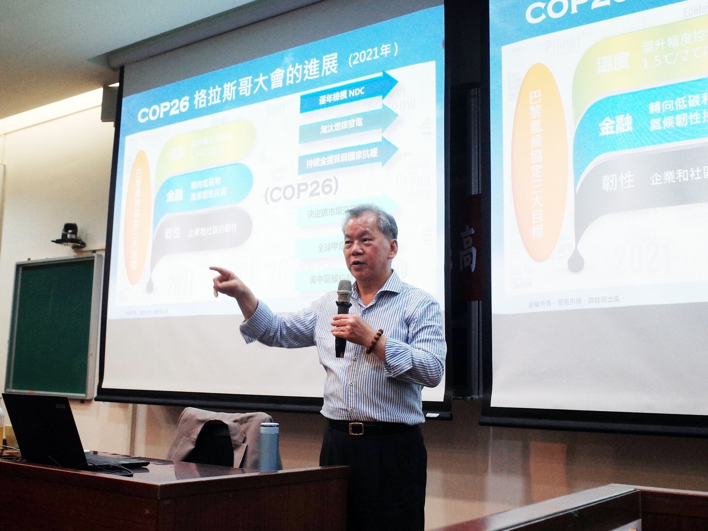 陳松興教授演講-全球經濟挑戰下的ESG與永續金融