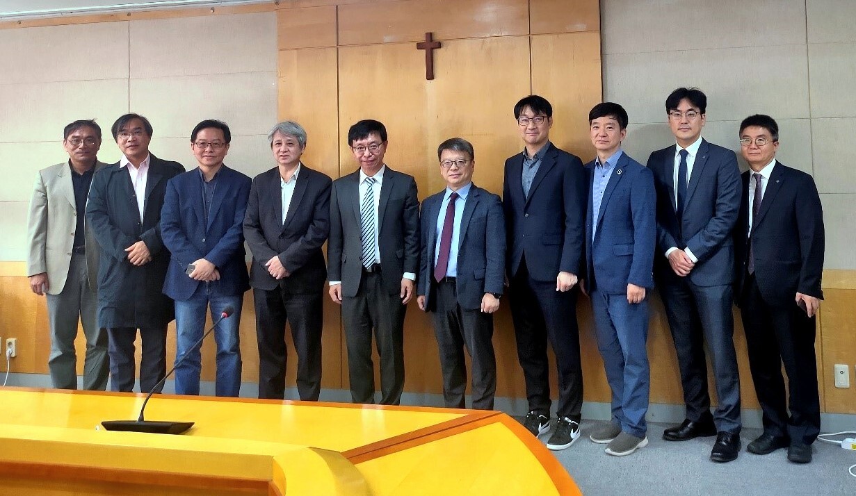 拜會明知大學國際交流處,與該校尹鍾彬處長、李汀國副處長進行交流座談