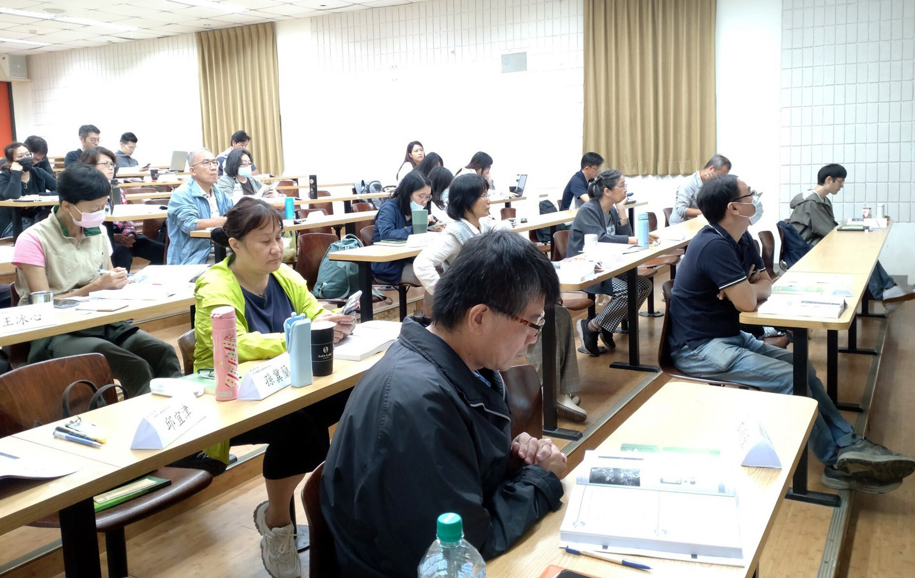 稽核員專業訓練學員上課情形