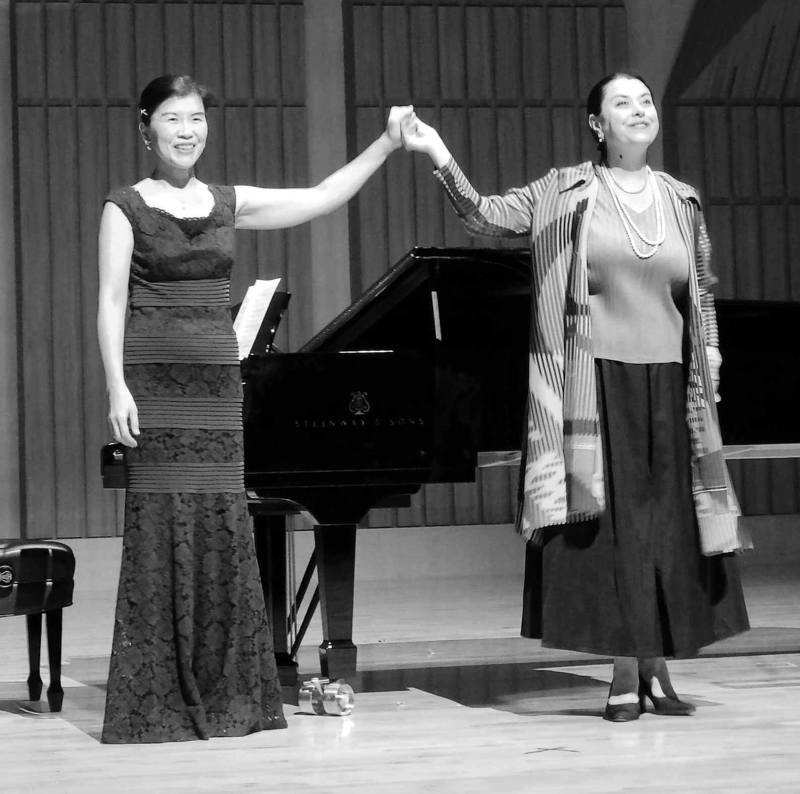 羅安娜女高音與鋼琴劉惠芝(羅斌攝影)