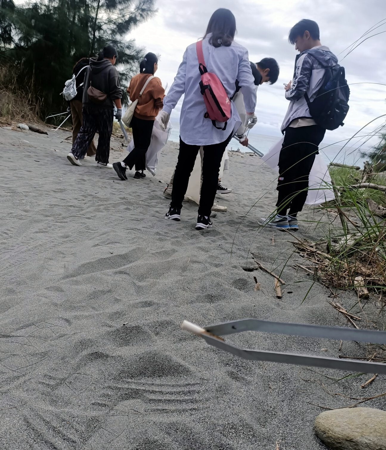 不可回收海廢-順安漁港南段
