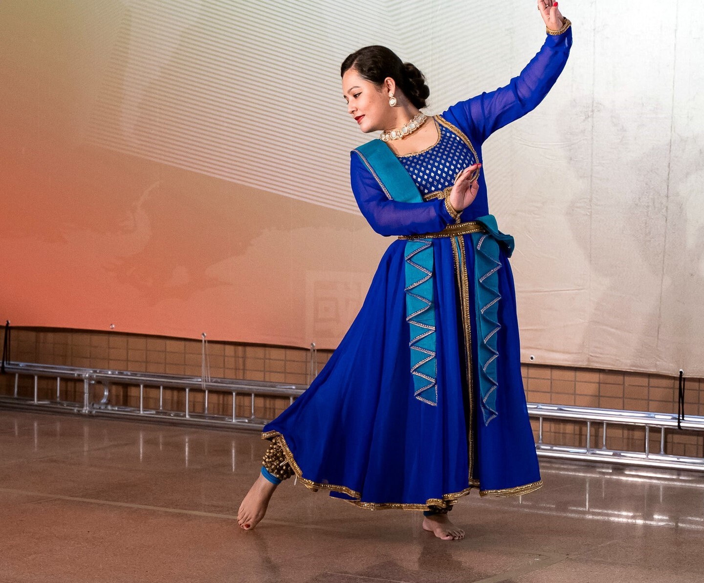 Prof. Pubali Chatterjee from the Department of International Business performed a Northern Indian Classic Dance-Kathak