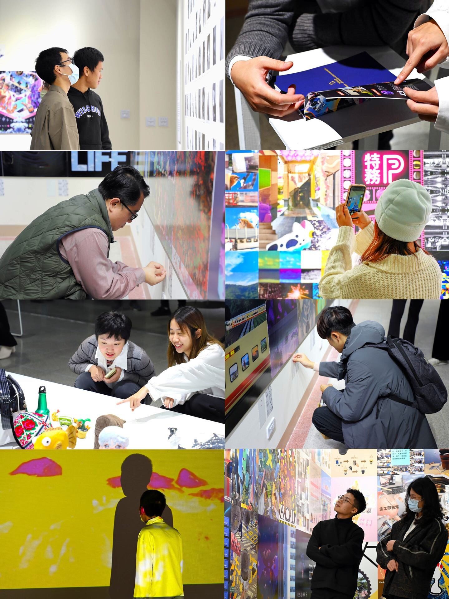 《雜色》熱烈的觀展人潮