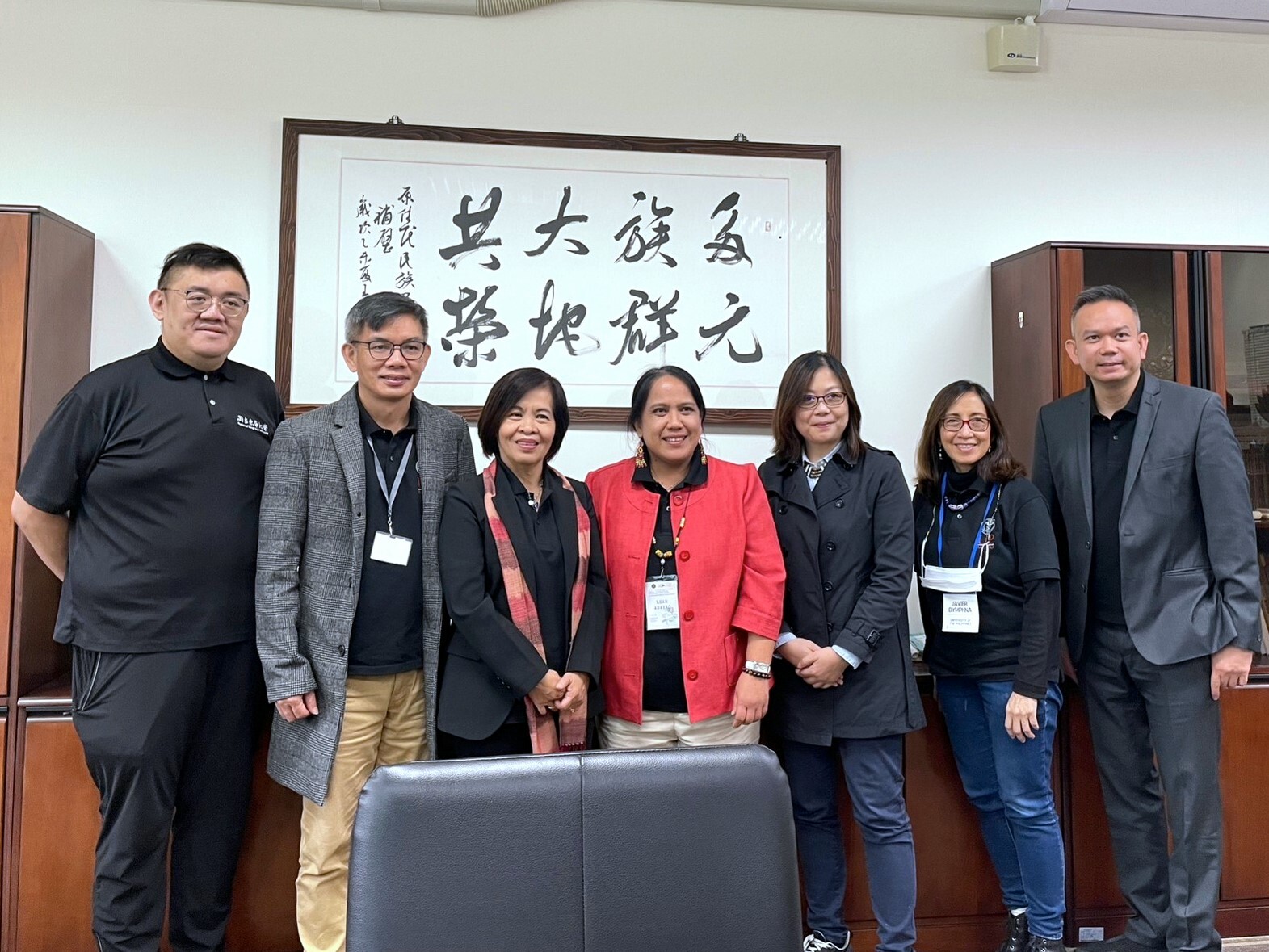 菲律賓大學碧瑤分校拜訪原住民民族學院合照