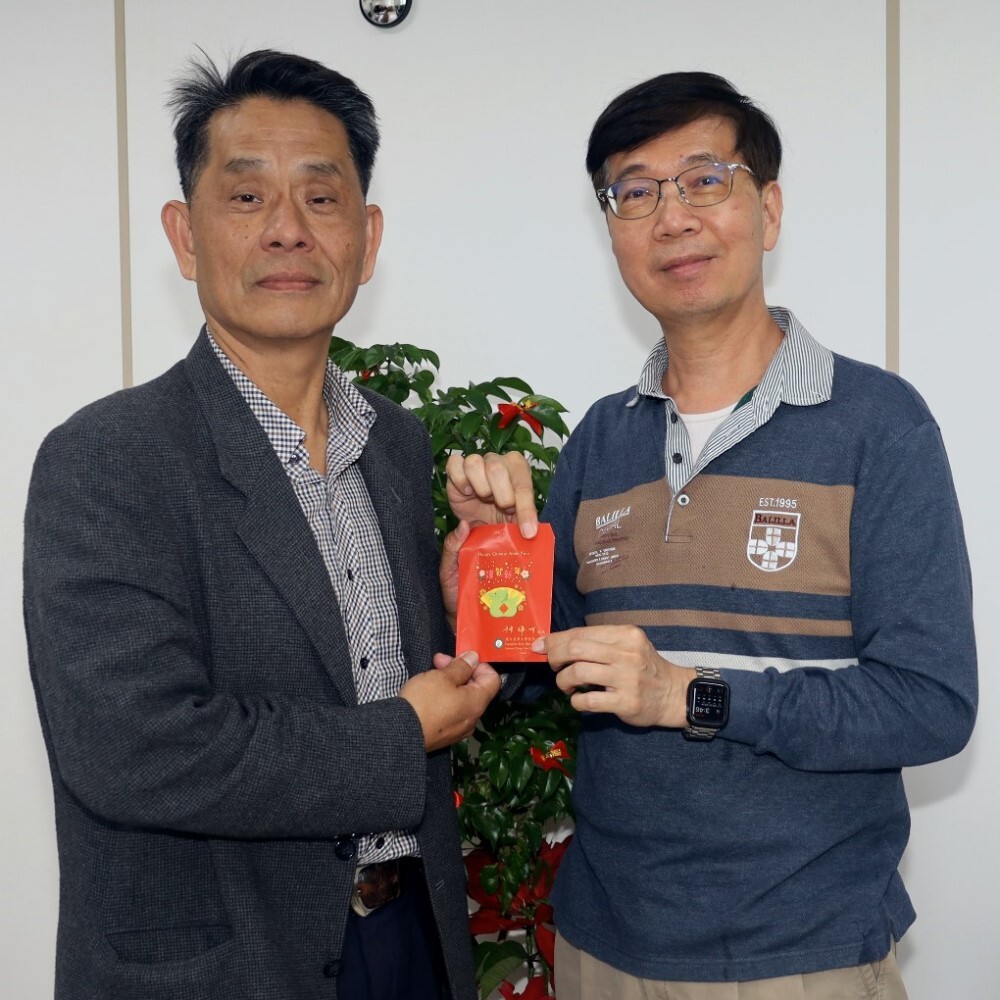 校長與朱景鵬副校長合照