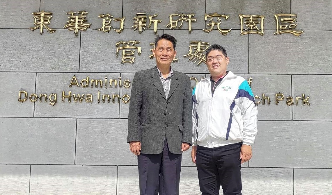 校長與創新研究園區管理處林群傑處長合照