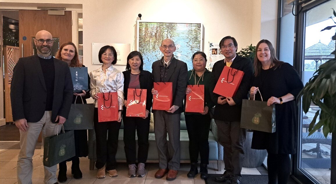 東華人社院一行拜會艾賽克斯大學並完成學碩一貫合約擬定