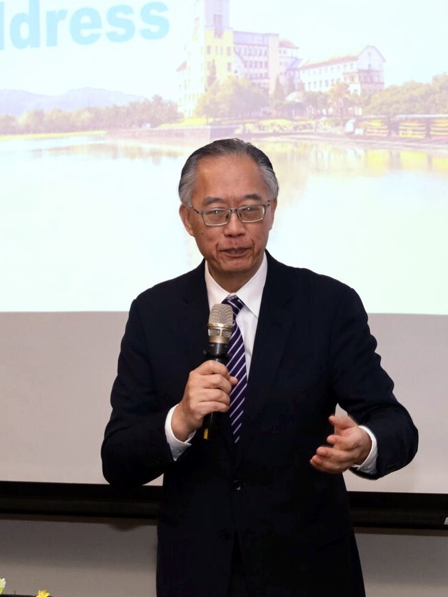 外交部陳執中公使代表外交部,歡迎國際學者蒞臺進行學術交流