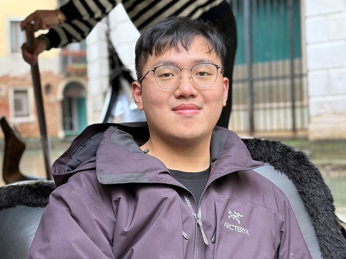 物理學系四年級張聿德同學榮獲校內獎